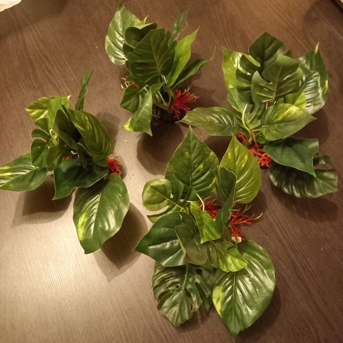 4 x decos pour aquarium