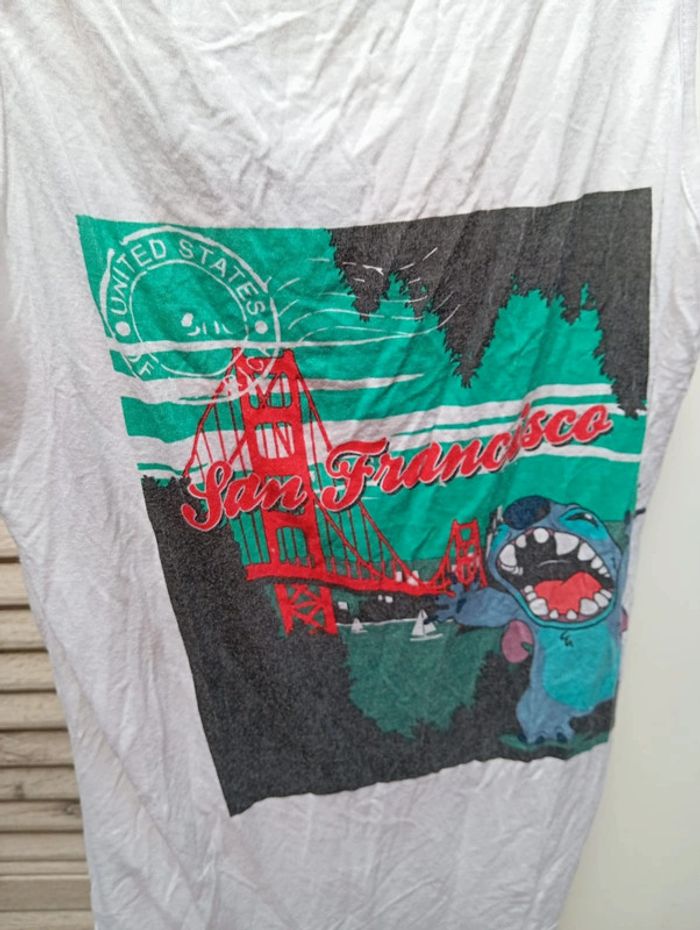 Débardeur blanc Stitch de Disney taille M - photo numéro 5