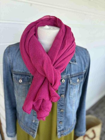 Écharpe Laine - Fuchsia N°30