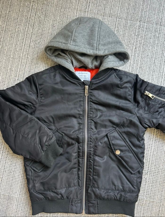Blouson bombers à capuche 7/8 ans primark