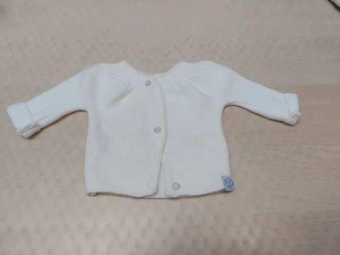 Gilet naissance-1mois