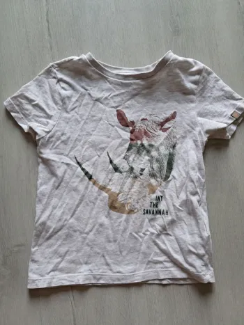 T-shirt rhinocéros