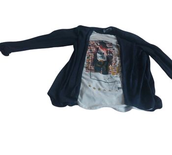 T-shirt avec veste intégrer