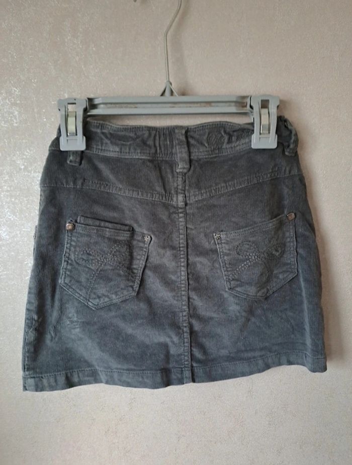 Jolie jupe style velours taille 8 ans dpam - photo numéro 4