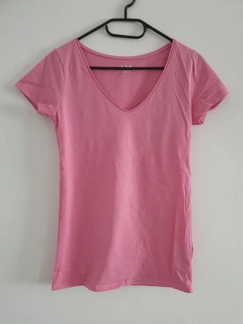 T shirt rose uni lahalle S
