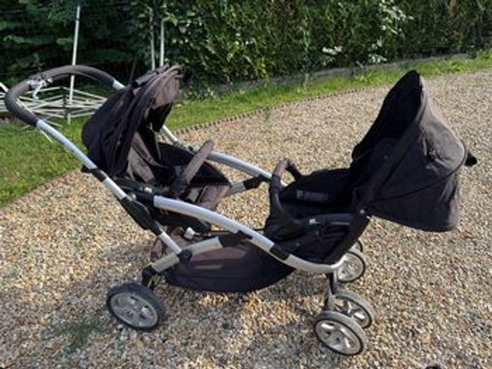 Poussette double + isofix - photo numéro 3