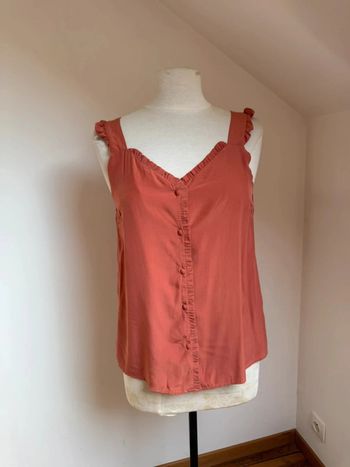 Superbe Blouse fluide neuve Caraco Ella Mac Nicoll 🌸 S 36