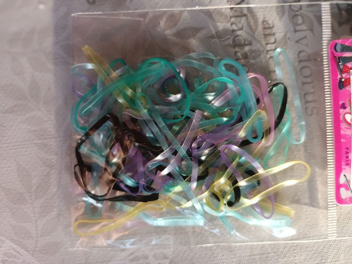 Sachet élastiques qui ne cassent pas les cheveux Taille unique Beebs