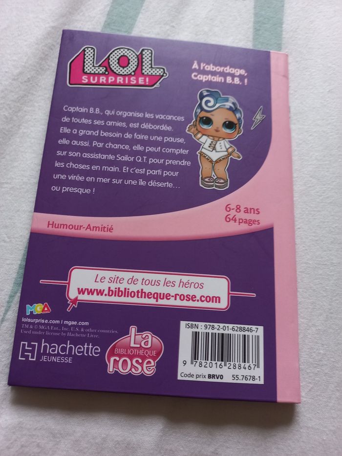 Livre bibliotheque rose L.O.L. surprise lol 6/8 ans tome 7 - photo numéro 2