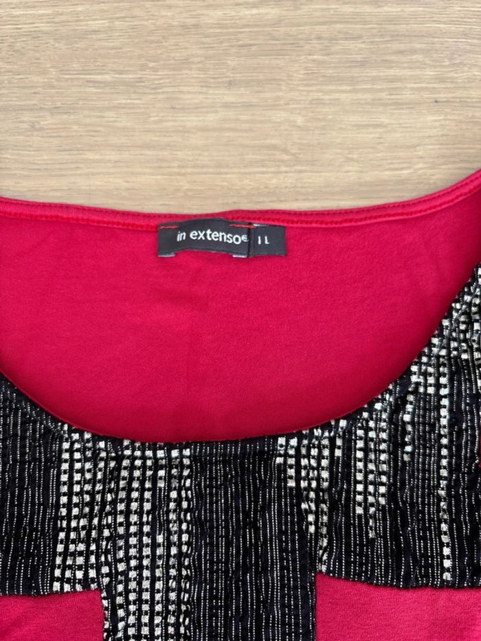 T-shirt manche courte avec sequin - photo numéro 2