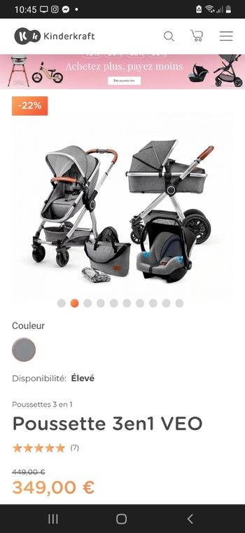 Pousette kinderkraft