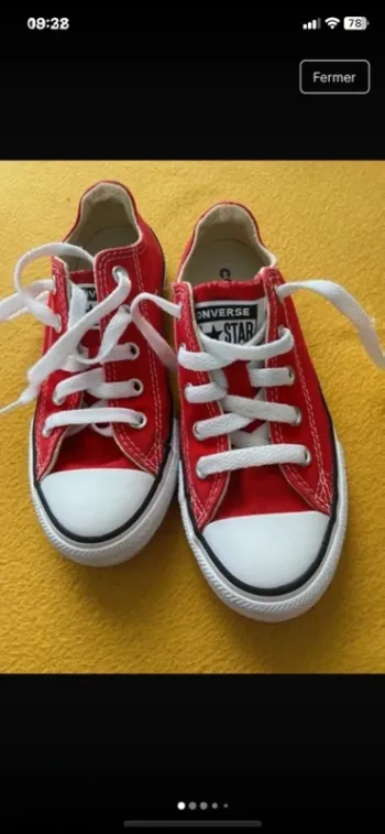 Converse rouge