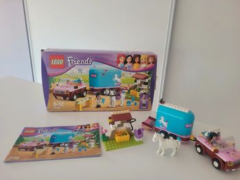lego friend 3186 la remorque à chevaux