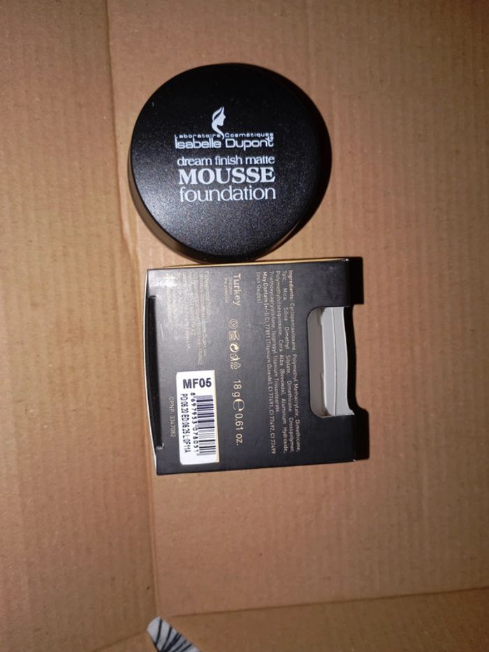 Fond de teint mousse fini mat Isabelle Dupont MF05 onikha