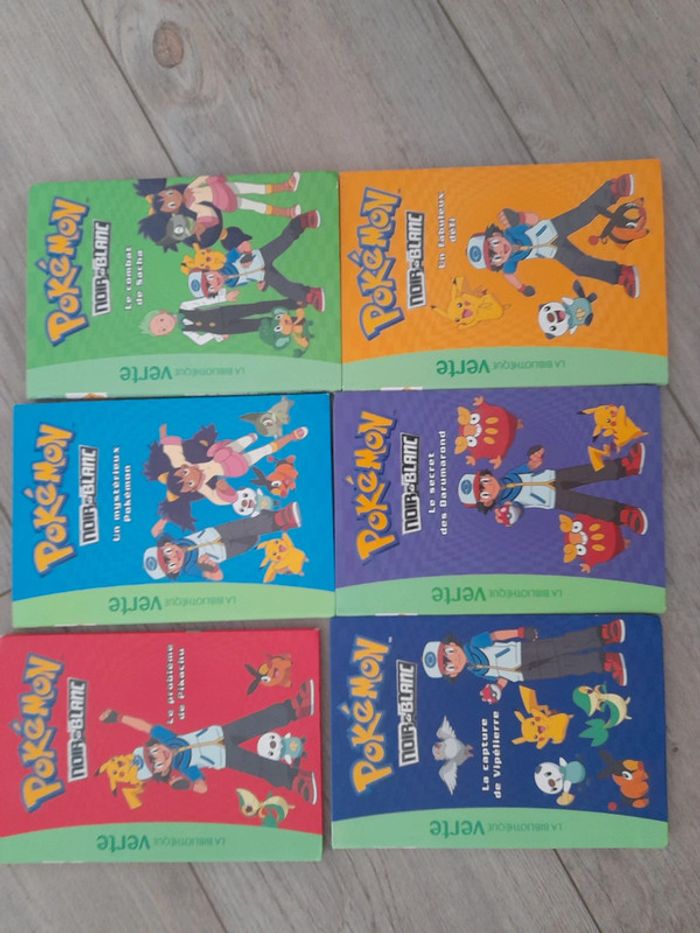 Lot de 6 livres pokemon noir et blanc - photo numéro 2