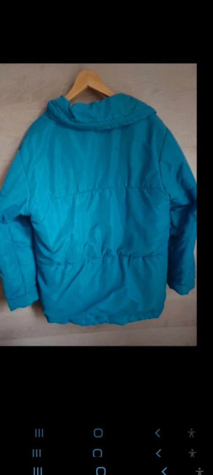 Doudoune femme taille 44 bleu - photo numéro 3