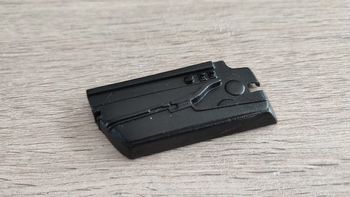 Intérieur porte gauche pièce détachée miniature 1/18 Porsche 911 speedster 1989 Maisto #B44