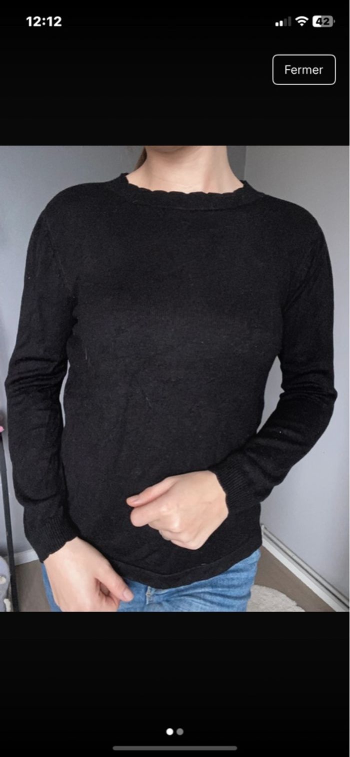 Pull noir taille s marque désires