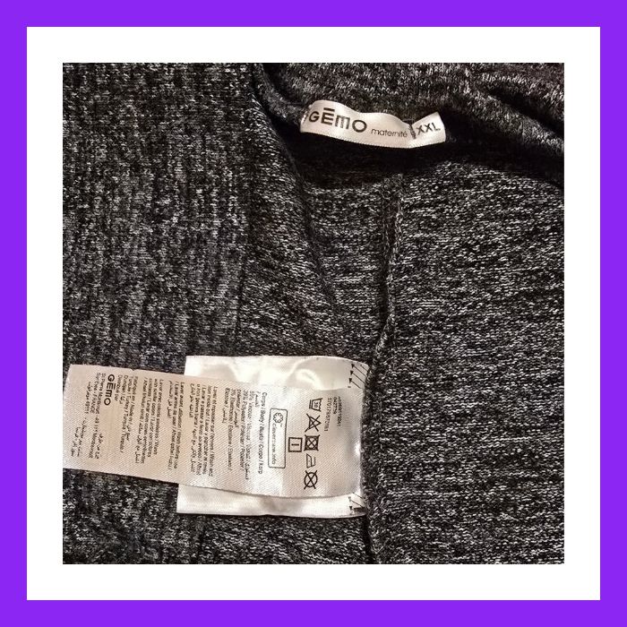 Pantalon Legging Maternité Gris Taille 44 (XXL) Gémo - photo numéro 3