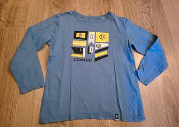 Tee-shirt bleu ML Okaidi 4 ans