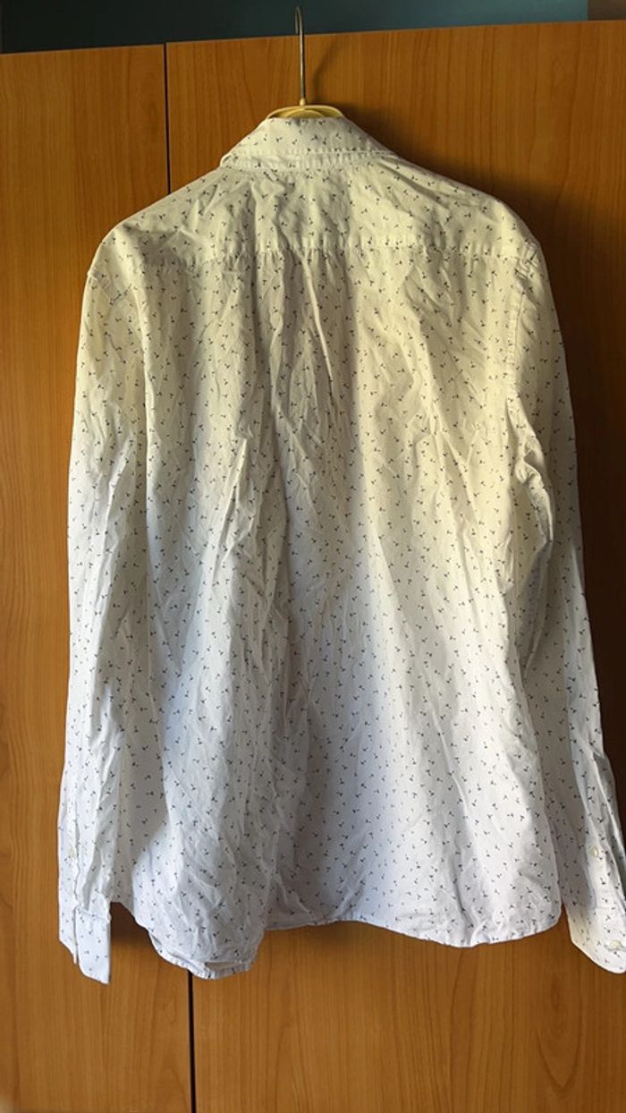 Chemise blanche à motif Kiabi L - photo numéro 5