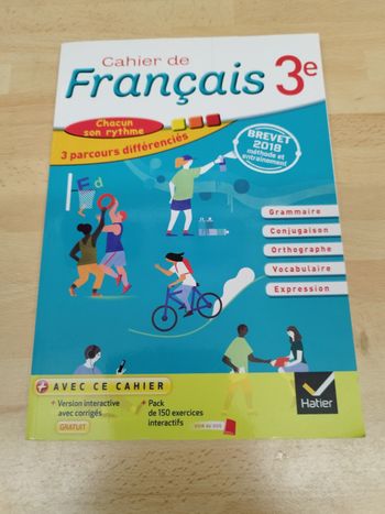 Cahier de français 3e