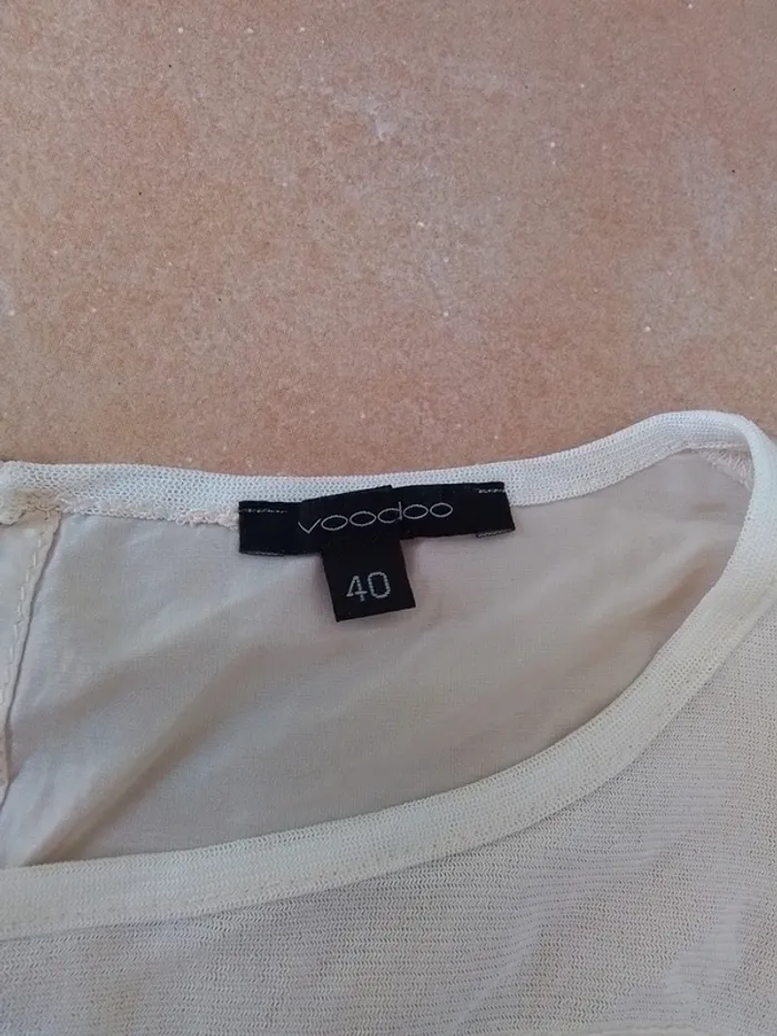 Tee shirt fluide ivoire - photo numéro 7