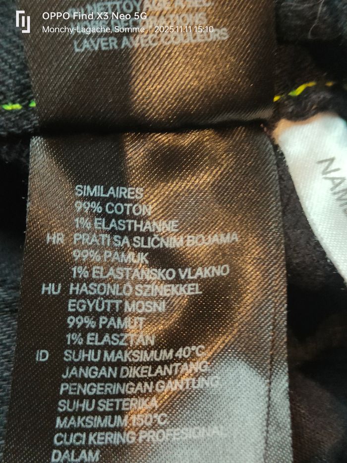 Jean slim leg  H&M 150cm-10ans - photo numéro 5