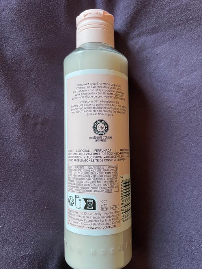Lait corps parfumé Comme une évidence - photo numéro 2