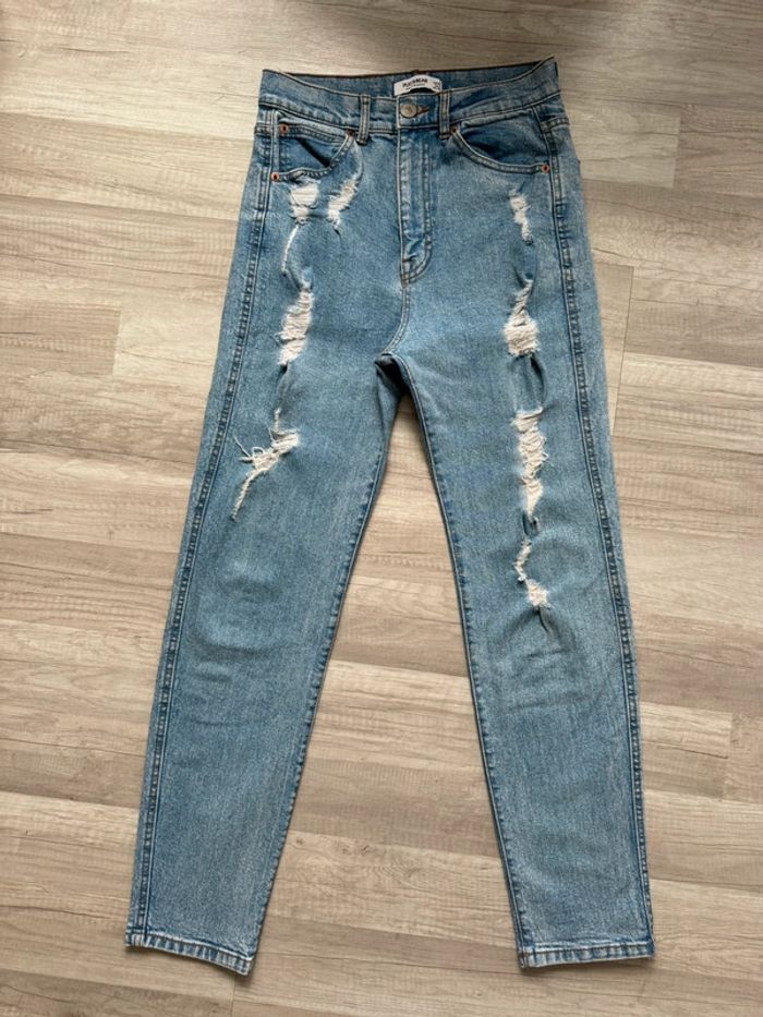 jeans mom ~ pull & bear ~ taille 36 - photo numéro 2
