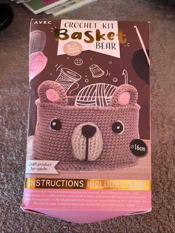 Kit de crochet - panier ours