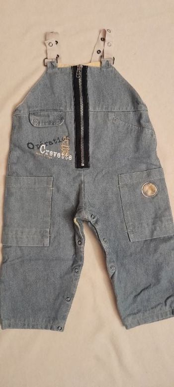 Salopette jeans 18-24 mois
