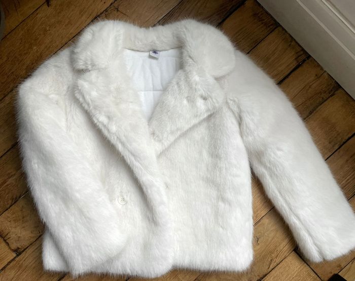Manteau fausse fourrure 10ans - photo numéro 2