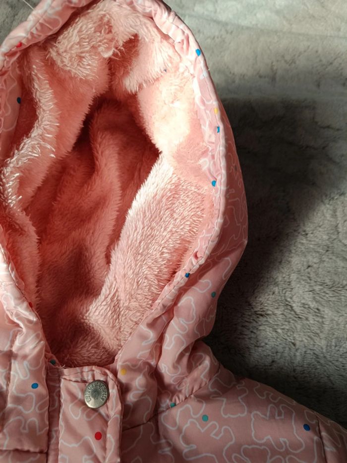 Manteau blouson rose fille 5 ans oursons Lulu Castagnette - photo numéro 3