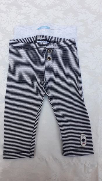 Lot de 2 leggings 12 mois