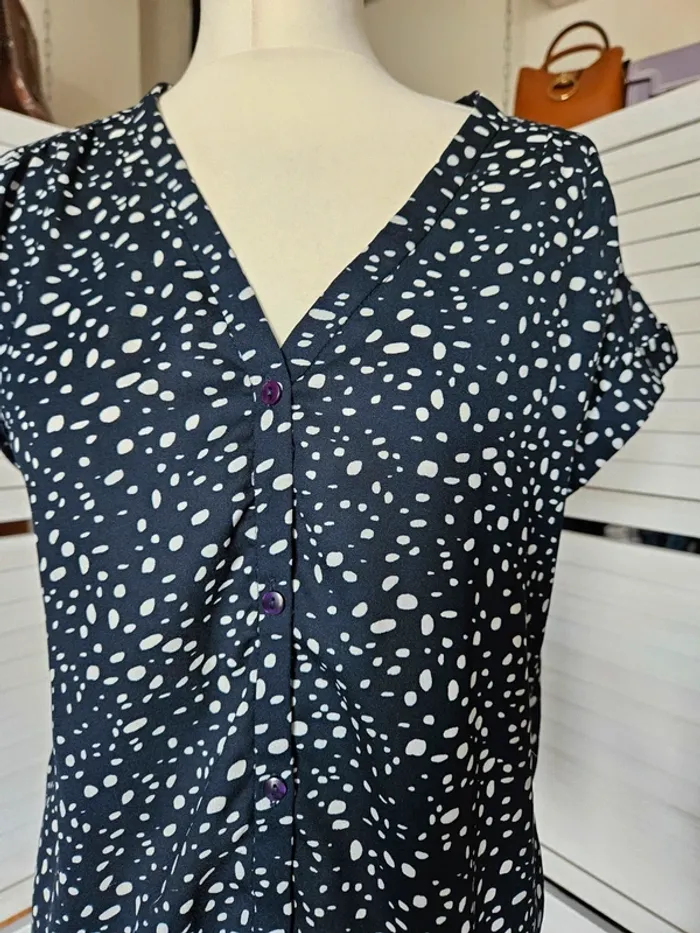 Blouse manches courtes T.L - photo numéro 3