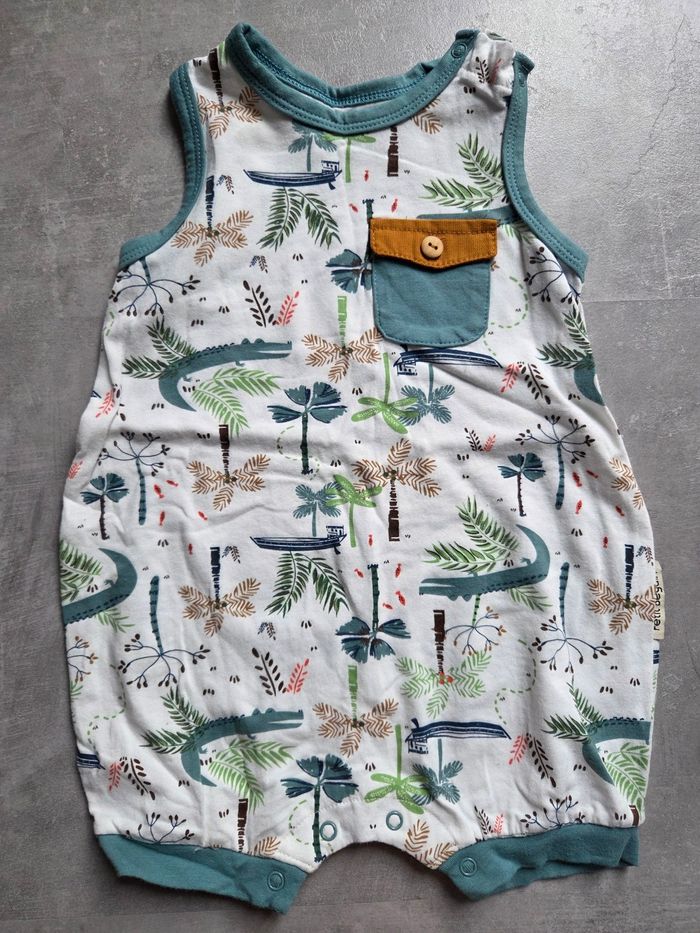 Lot de 3 grenouillères petit beguin 6mois - photo numéro 3