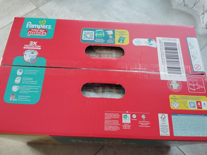 Pack xxl Pampers baby-dry pants taille 4 - photo numéro 4