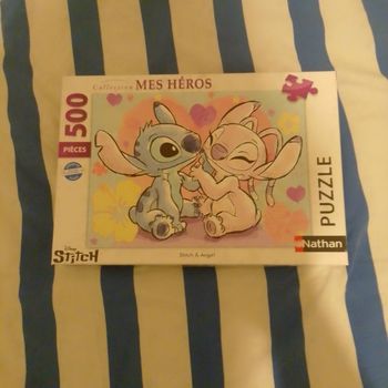 Puzzle Stitch 500 pièces par ( Nathan ) collection Mes Héros 