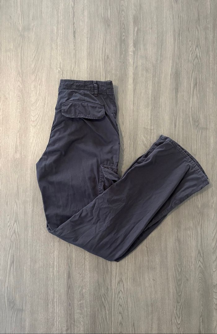 Cargo Zara noir homme