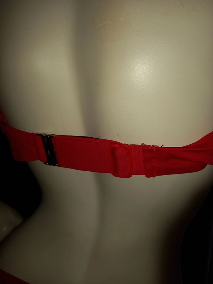 maillot de bain 2 pièces rouge calzedonia taille 42/44 - photo numéro 3