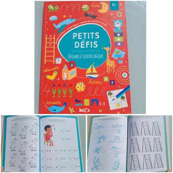 Livre d'activités éditions Ballon : Petits Défis,  Énigmes et jeux de logique