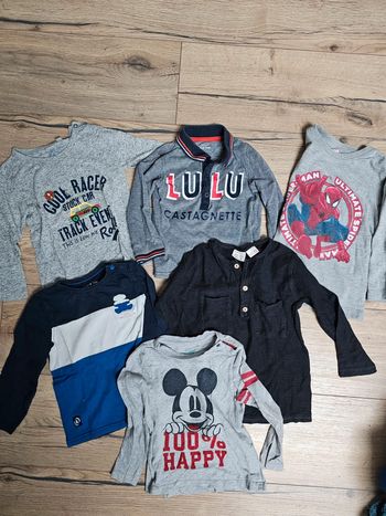 Lot t-shirt manches longues