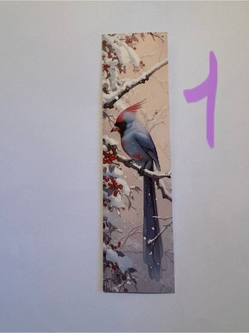 Magnifique marque page d’oiseaux
