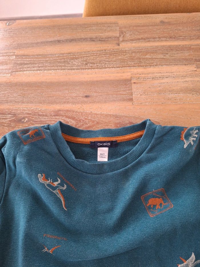 Pull sweat okaïdi 8 ans dinosaures - photo numéro 2