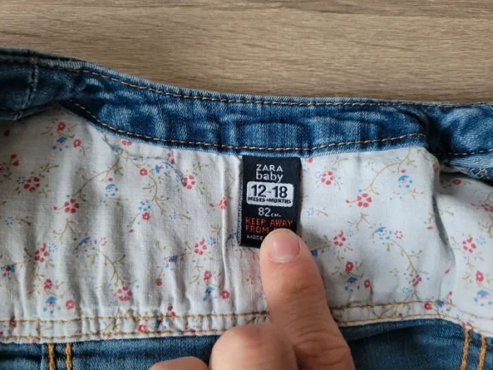 Veste en jean's fille en 12/18 mois - photo numéro 6