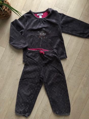 Pyjama gris fille Okaïdi