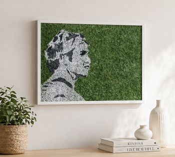 Cadre Roger Federer en gazon synthétique 