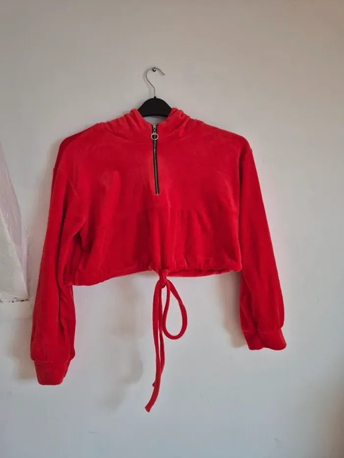 Pull rouge - photo numéro 3