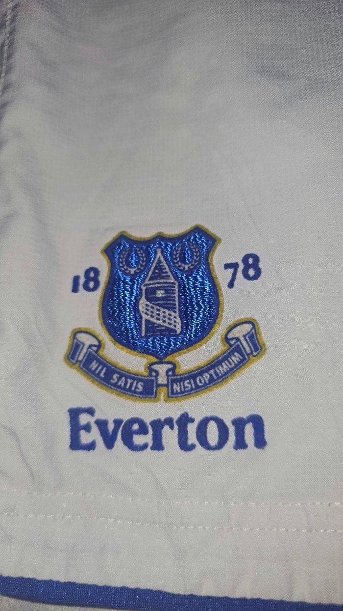 Short Football Everton - Worn Porté - 2004/2005 - photo numéro 4